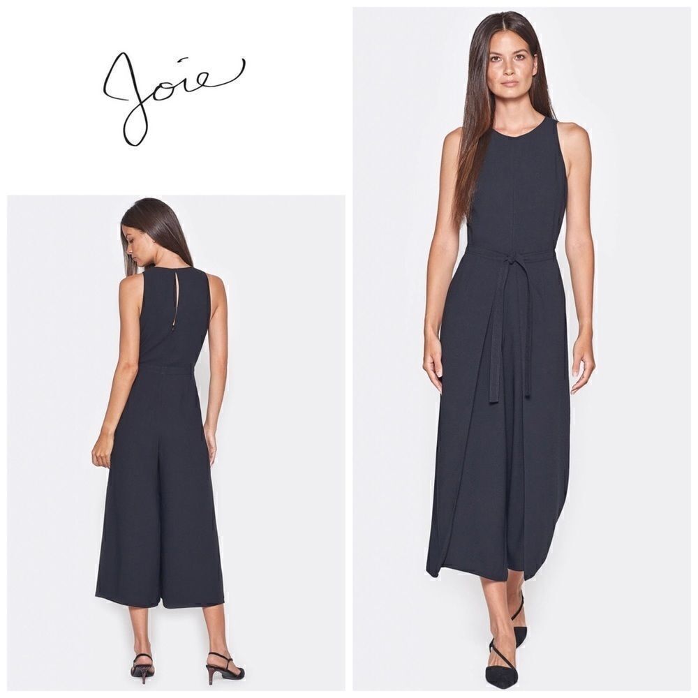 Joie black jumpsuit with attached wrap. NWT
